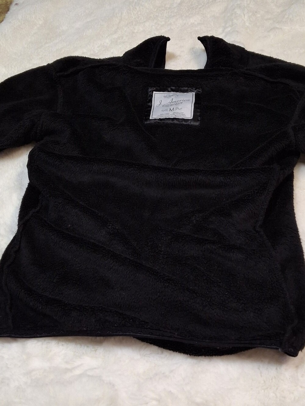 Vintage Y2K Ohio State Buckeyes Fleece Black Quarter Zip Pullover Size Medium - Picture 11 of 16